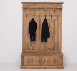 Casa Padrino Coat Rack Country Style with 2 doors, 140 x 41 x 210 cm Casa Padrino Coat Rack Country Style with 2 doors, 140 x 41 x 210 cm
