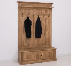 Casa Padrino Coat Rack Country Style with 2 doors, 140 x 41 x 210 cm Casa Padrino Coat Rack Country Style with 2 doors, 140 x 41 x 210 cm