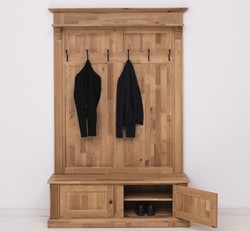 Casa Padrino Coat Rack Country Style with 2 doors, 140 x 41 x 210 cm Casa Padrino Coat Rack Country Style with 2 doors, 140 x 41 x 210 cm