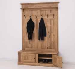 Casa Padrino Coat Rack Country Style with 2 doors, 140 x 41 x 210 cm Casa Padrino Coat Rack Country Style with 2 doors, 140 x 41 x 210 cm