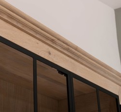 Casa Padrino Vitrina estilo rústico, 130 x 50 x 230 cm Casa Padrino Vitrina estilo rústico, 130 x 50 x 230 cm