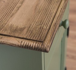 Casa Padrino Mesita de noche estilo rústico con 1 puerta y 1 cajón, 47 x 32 x 74 cm Casa Padrino Mesita de noche estilo rústico con 1 puerta y 1 cajón, 47 x 32 x 74 cm