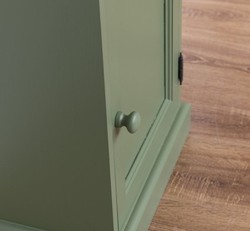 Casa Padrino Mesita de noche estilo rústico con 1 puerta y 1 cajón, 47 x 32 x 74 cm Casa Padrino Mesita de noche estilo rústico con 1 puerta y 1 cajón, 47 x 32 x 74 cm