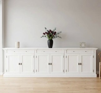 Casa Padrino Bookcase Country Style with 6 doors, 300 x 42 x 90 cm Casa Padrino Bookcase Country Style with 6 doors, 300 x 42 x 90 cm
