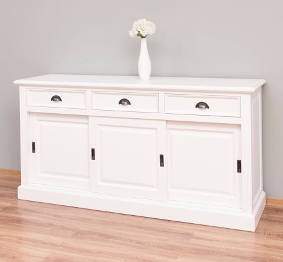 Casa Padrino Cabinet Country Style with 3 sliding doors and 3 drawers, 176 x 49 x 88 cm Casa Padrino Cabinet Country Style with 3 sliding doors and 3 drawers, 176 x 49 x 88 cm