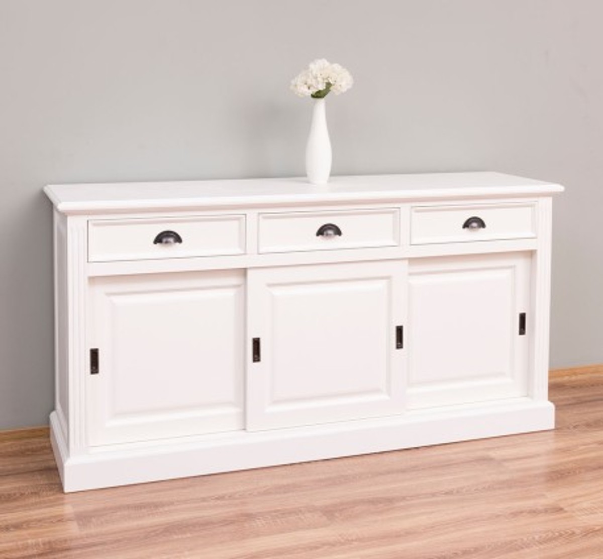 Casa Padrino Cabinet Country Style with 3 sliding doors and 3 drawers, 176 x 49 x 88 cm Casa Padrino Cabinet Country Style with 3 sliding doors and 3 drawers, 176 x 49 x 88 cm