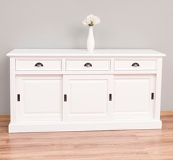 Casa Padrino Cabinet Country Style with 3 sliding doors and 3 drawers, 176 x 49 x 88 cm Casa Padrino Cabinet Country Style with 3 sliding doors and 3 drawers, 176 x 49 x 88 cm