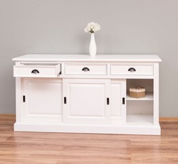 Casa Padrino Cabinet Country Style with 3 sliding doors and 3 drawers, 176 x 49 x 88 cm Casa Padrino Cabinet Country Style with 3 sliding doors and 3 drawers, 176 x 49 x 88 cm