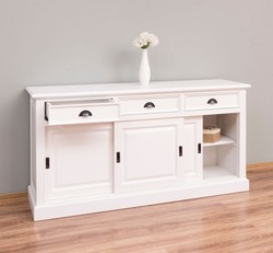 Casa Padrino Cabinet Country Style with 3 sliding doors and 3 drawers, 176 x 49 x 88 cm Casa Padrino Cabinet Country Style with 3 sliding doors and 3 drawers, 176 x 49 x 88 cm