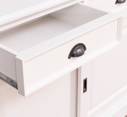 Casa Padrino Cabinet Country Style with 3 sliding doors and 3 drawers, 176 x 49 x 88 cm Casa Padrino Cabinet Country Style with 3 sliding doors and 3 drawers, 176 x 49 x 88 cm
