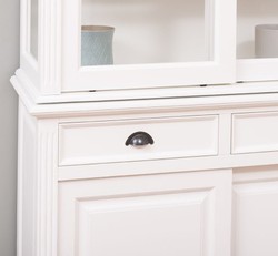 Casa Padrino Sideboard im Landhausstil mit 4 Schiebetüren und 2 Schubladen, 128 x 51 x 220 cm Casa Padrino Sideboard im Landhausstil mit 4 Schiebetüren und 2 Schubladen, 128 x 51 x 220 cm