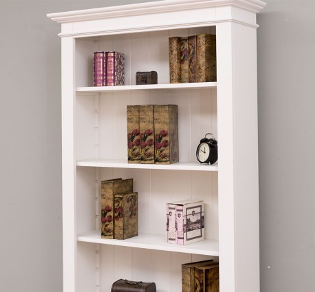 Casa Padrino Librería estilo rústico con 1 cajón, 100 x 32 x 195 cm Casa Padrino Librería estilo rústico con 1 cajón, 100 x 32 x 195 cm