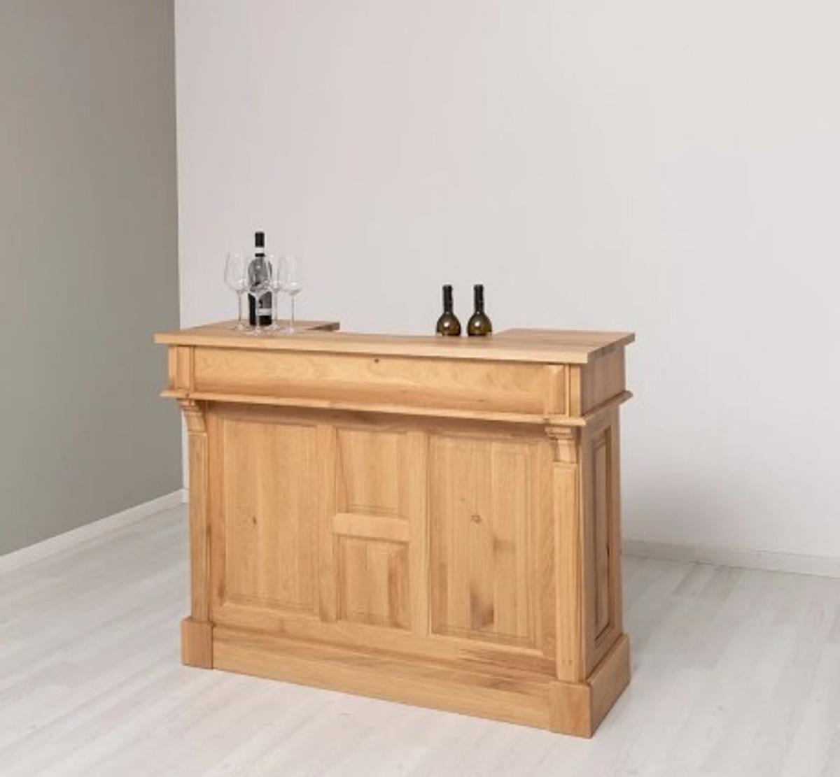 Casa Padrino Mostrador estilo rústico, 140 x 51 x 107 cm Casa Padrino Mostrador estilo rústico, 140 x 51 x 107 cm