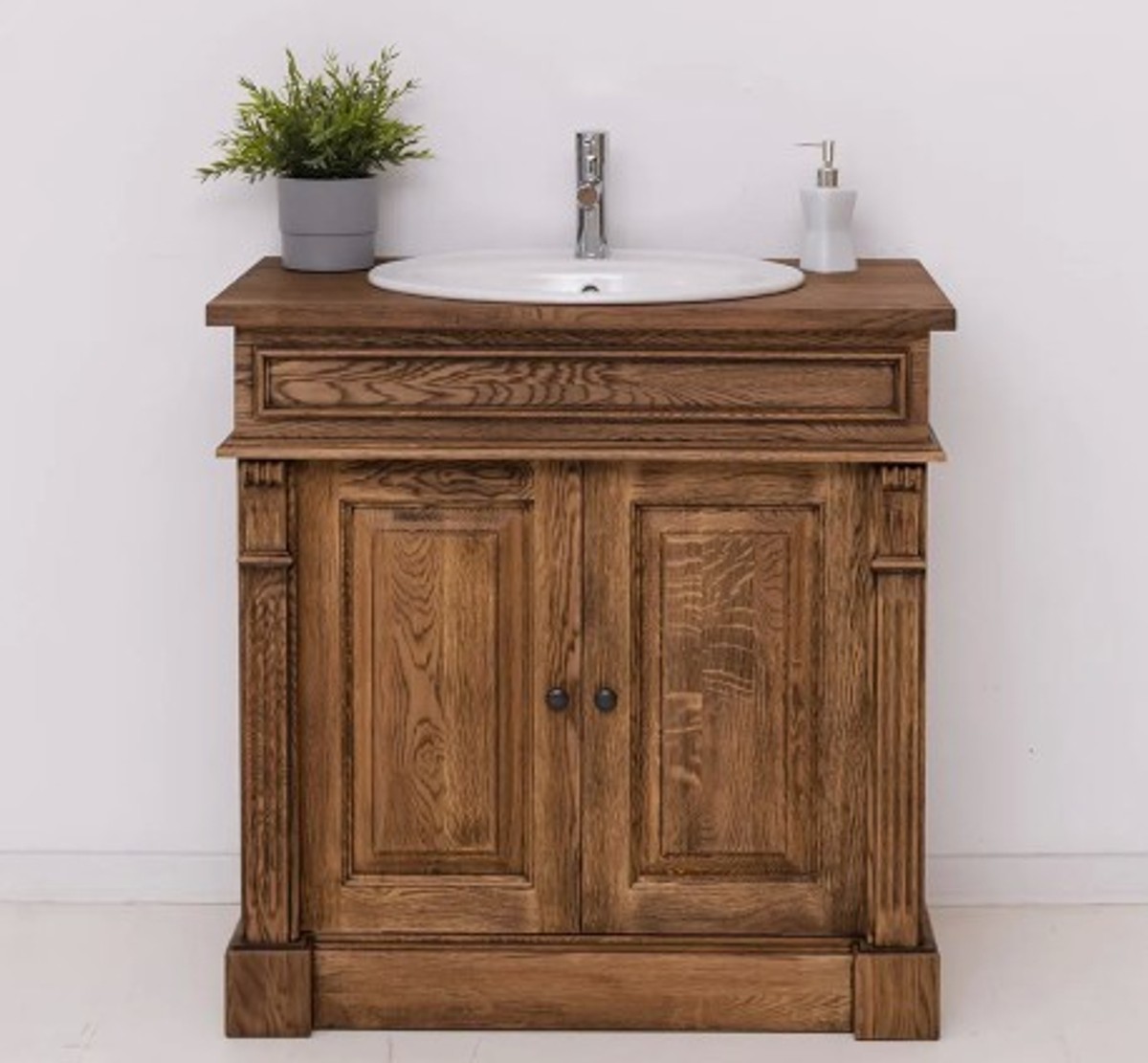 Casa Padrino Mueble de lavabo estilo rústico, 90 x 51 x 91 cm Casa Padrino Mueble de lavabo estilo rústico, 90 x 51 x 91 cm
