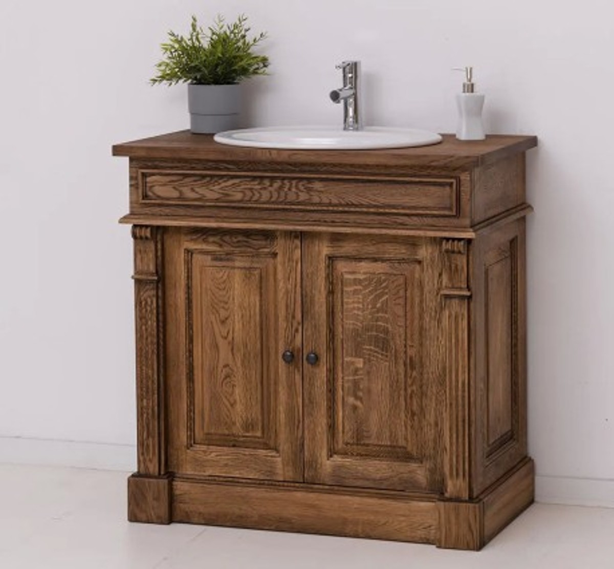 Casa Padrino Mueble de lavabo estilo rústico, 90 x 51 x 91 cm Casa Padrino Mueble de lavabo estilo rústico, 90 x 51 x 91 cm