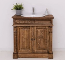 Casa Padrino Mueble de lavabo estilo rústico, 90 x 51 x 91 cm Casa Padrino Mueble de lavabo estilo rústico, 90 x 51 x 91 cm