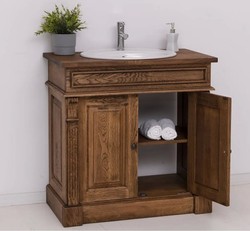 Casa Padrino Mueble de lavabo estilo rústico, 90 x 51 x 91 cm Casa Padrino Mueble de lavabo estilo rústico, 90 x 51 x 91 cm