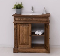 Casa Padrino Mueble de lavabo estilo rústico, 90 x 51 x 91 cm Casa Padrino Mueble de lavabo estilo rústico, 90 x 51 x 91 cm
