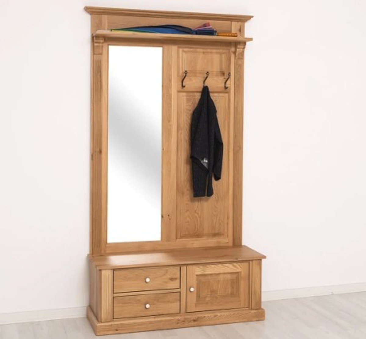Casa Padrino Appendiabiti stile country con 2 cassetti, 121 x 41 x 210 cm Casa Padrino Appendiabiti stile country con 2 cassetti, 121 x 41 x 210 cm