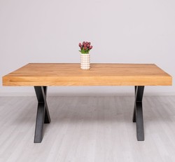 Casa Padrino Tablero de mesa estilo rústico, 240 x 100 x 10 cm Casa Padrino Tablero de mesa estilo rústico, 240 x 100 x 10 cm