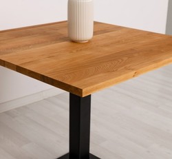 Casa Padrino Mesa de comedor estilo rústico, 80 x 80 x 78 cm Casa Padrino Mesa de comedor estilo rústico, 80 x 80 x 78 cm