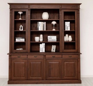Casa Padrino Bookcase Country Style, 219 x 51 x 90 cm Casa Padrino Bookcase Country Style, 219 x 51 x 90 cm