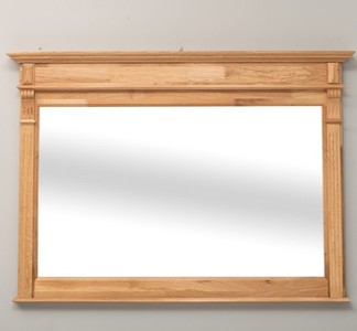 Casa Padrino Miroir style campagne naturel laqué, 141 x 10 x 100 cm Casa Padrino Miroir style campagne naturel laqué, 141 x 10 x 100 cm