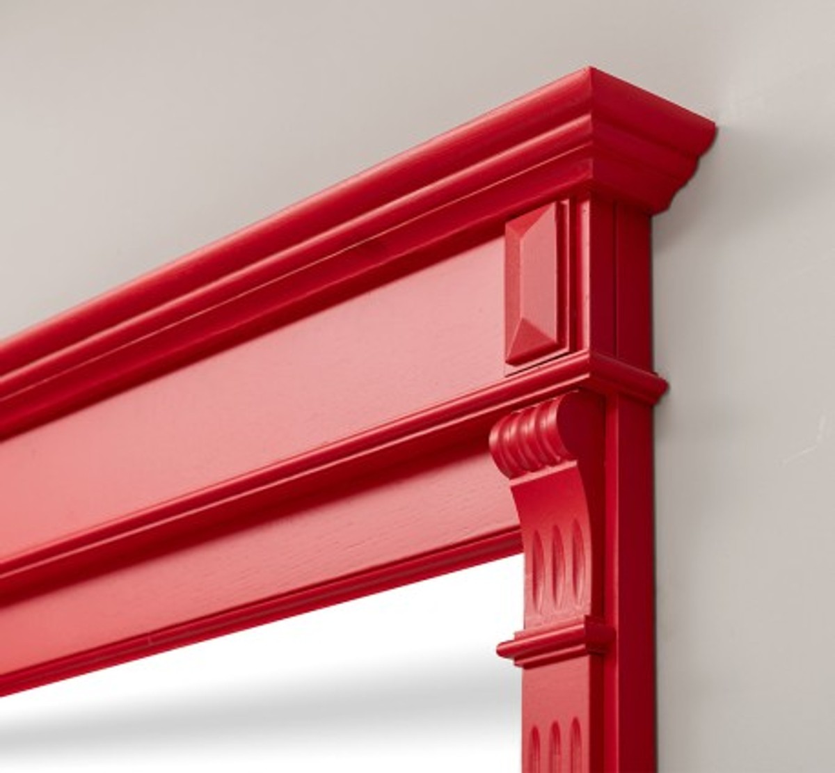 Casa Padrino Espejo estilo rústico rojo vivo, 93 x 10 x 111 cm Casa Padrino Espejo estilo rústico rojo vivo, 93 x 10 x 111 cm