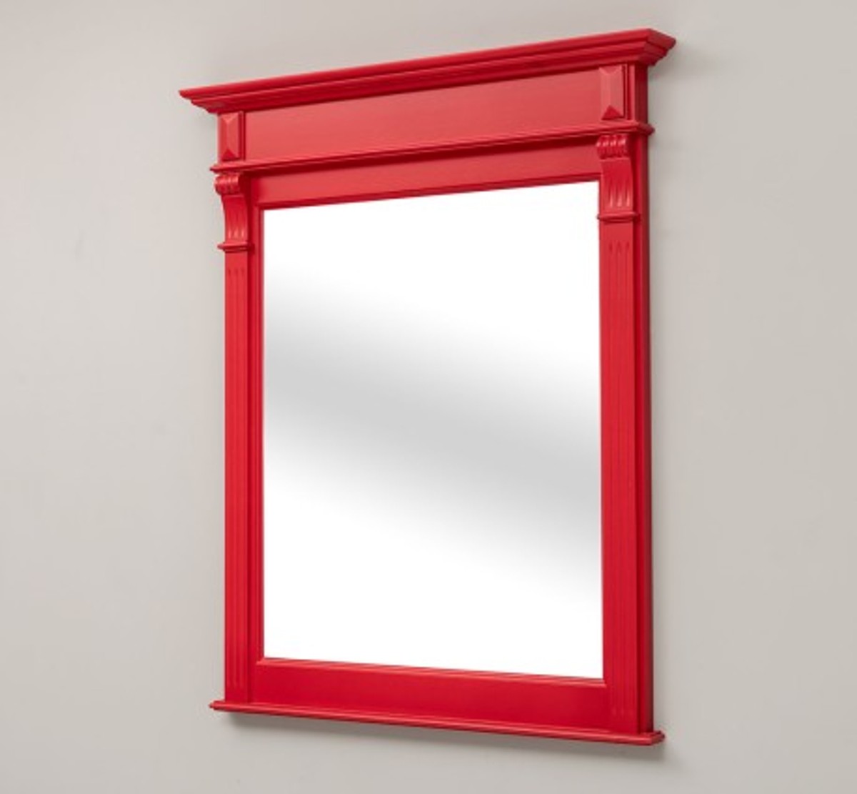 Casa Padrino Espejo estilo rústico rojo vivo, 93 x 10 x 111 cm Casa Padrino Espejo estilo rústico rojo vivo, 93 x 10 x 111 cm