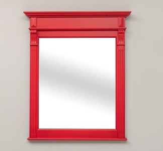 Casa Padrino Miroir style campagne rouge vif, 93 x 10 x 111 cm Casa Padrino Miroir style campagne rouge vif, 93 x 10 x 111 cm