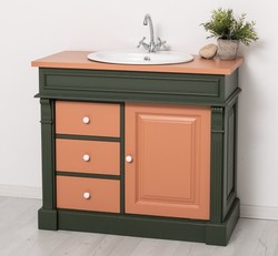Casa Padrino Armadio stile country con 1 anta e 3 cassetti, 103 x 51 x 91 cm Casa Padrino Armadio stile country con 1 anta e 3 cassetti, 103 x 51 x 91 cm