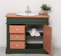 Casa Padrino Armadio stile country con 1 anta e 3 cassetti, 103 x 51 x 91 cm Casa Padrino Armadio stile country con 1 anta e 3 cassetti, 103 x 51 x 91 cm