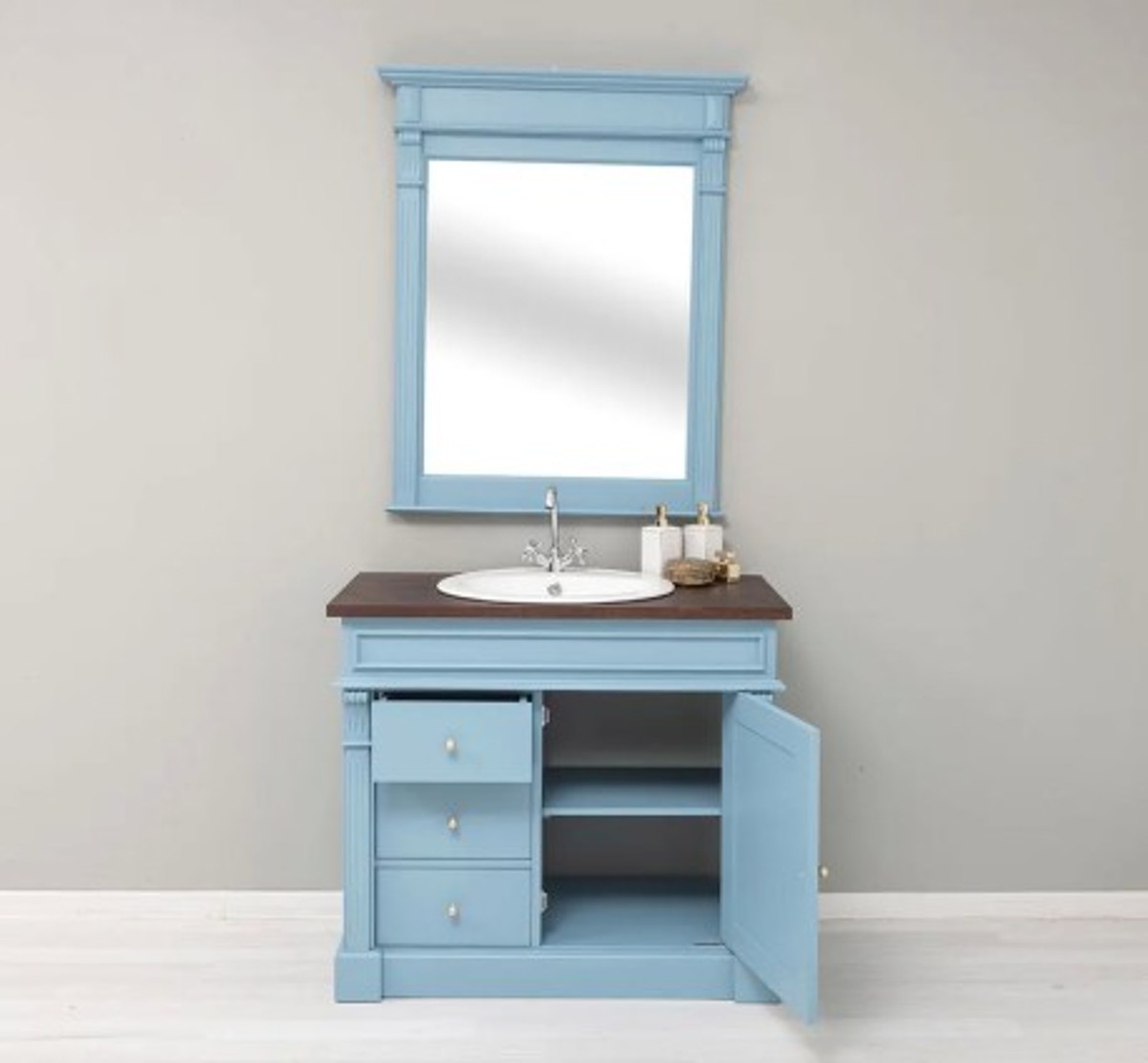 Casa Padrino Schrank im Landhausstil, 103 x 51 x 91 cm Casa Padrino Schrank im Landhausstil, 103 x 51 x 91 cm