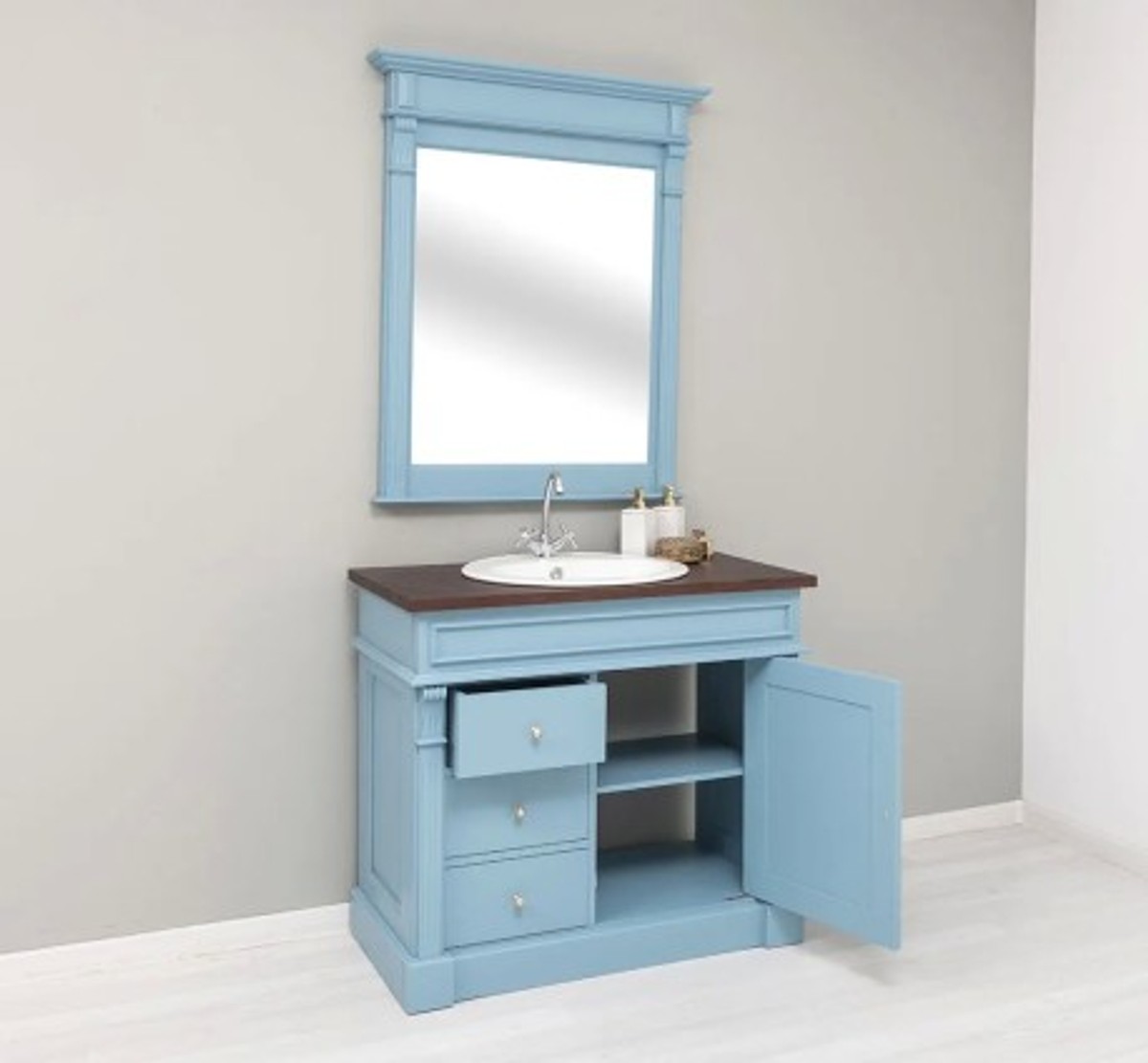 Casa Padrino Schrank im Landhausstil, 103 x 51 x 91 cm Casa Padrino Schrank im Landhausstil, 103 x 51 x 91 cm