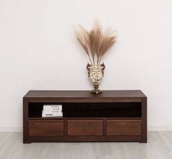 Casa Padrino Mueble de TV estilo rústico con 3 cajones, 160 x 46 x 60 cm Casa Padrino Mueble de TV estilo rústico con 3 cajones, 160 x 46 x 60 cm