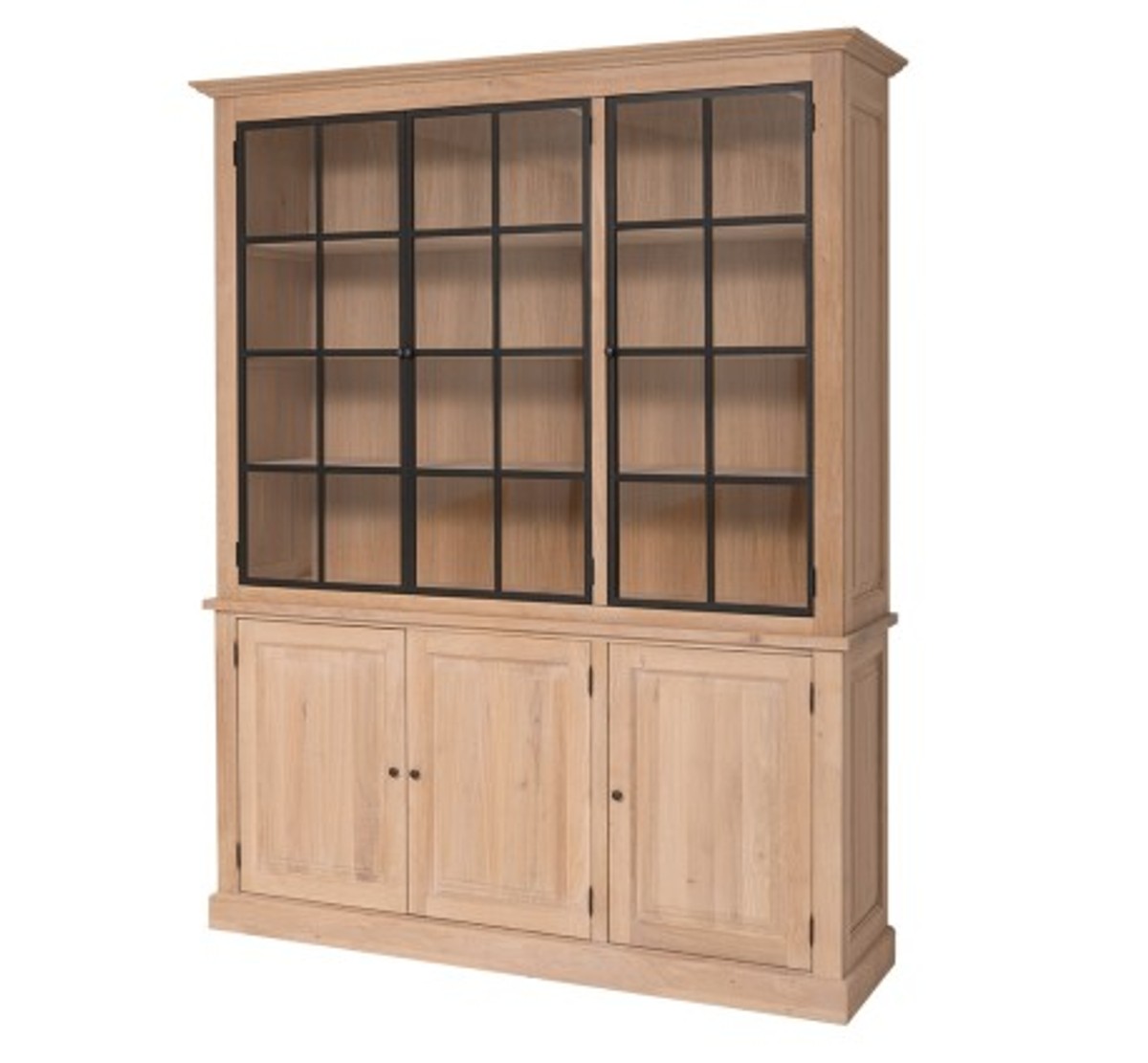 Casa Padrino Vitrina estilo rústico blanco aceitado, 186 x 50 x 230 cm Casa Padrino Vitrina estilo rústico blanco aceitado, 186 x 50 x 230 cm