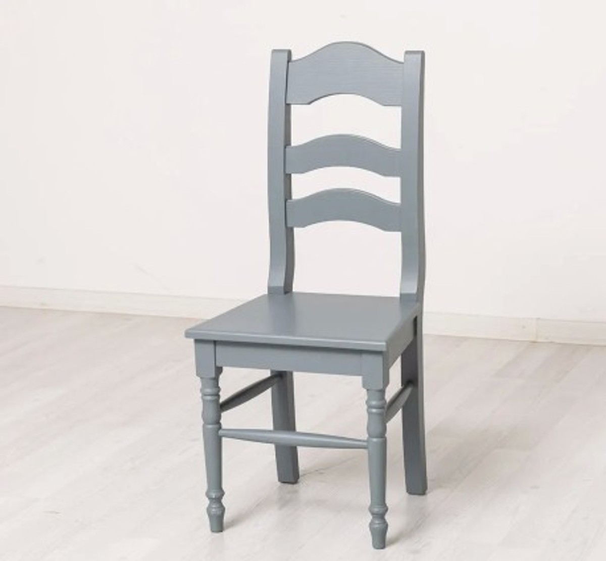 Casa Padrino Chair Country Style Grey, 44 x 44 x 102 cm Casa Padrino Chair Country Style Grey, 44 x 44 x 102 cm