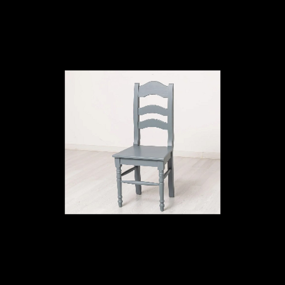 Casa Padrino Chair Country Style Grey, 44 x 44 x 102 cm Casa Padrino Chair Country Style Grey, 44 x 44 x 102 cm