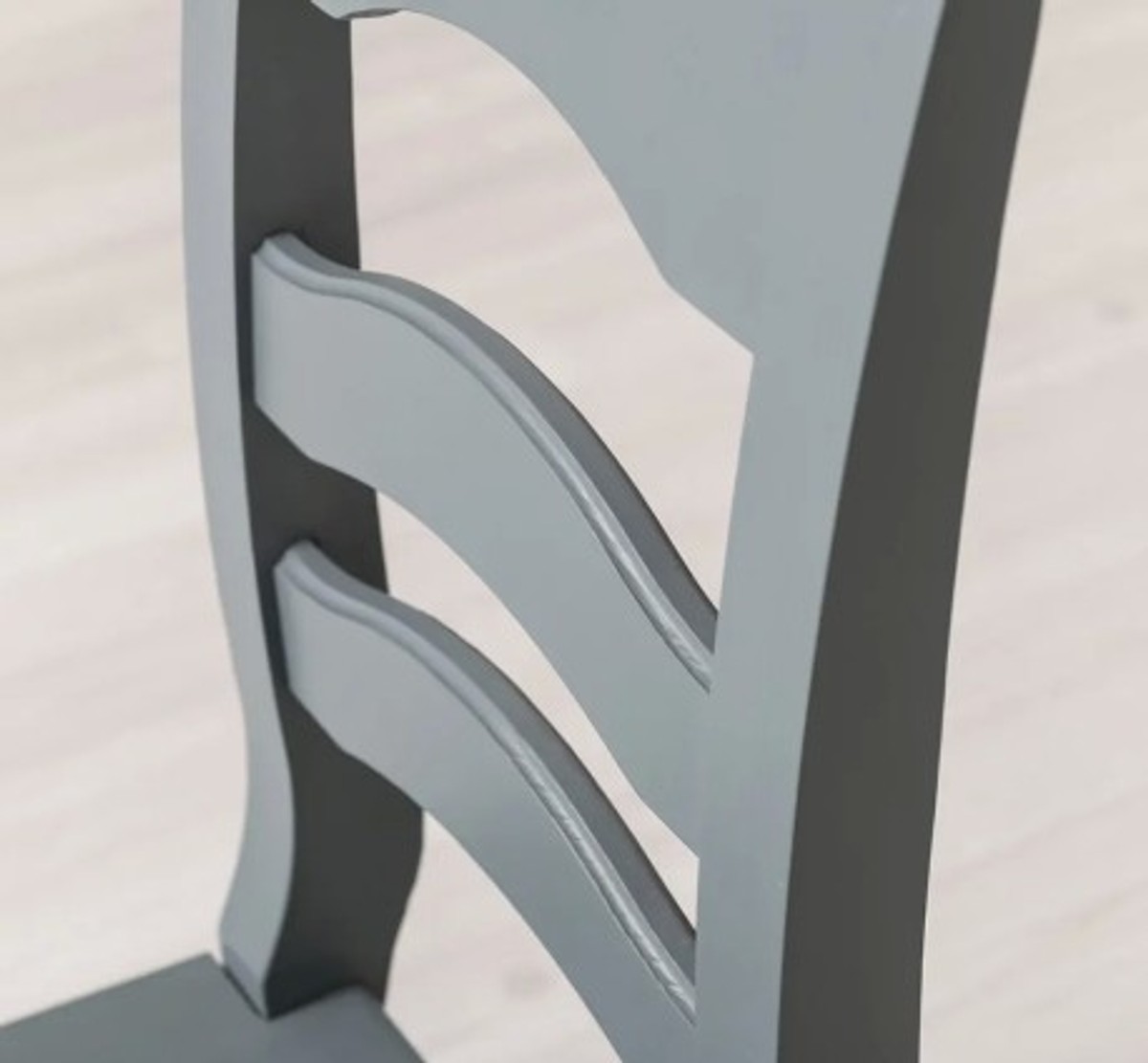 Casa Padrino Chair Country Style Grey, 44 x 44 x 102 cm Casa Padrino Chair Country Style Grey, 44 x 44 x 102 cm