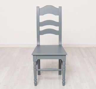 Casa Padrino Stuhl im Landhausstil Grau, 44 x 44 x 102 cm