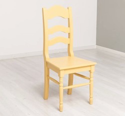 Casa Padrino Stuhl im Landhausstil Senf, 44 x 44 x 102 cm Casa Padrino Stuhl im Landhausstil Senf, 44 x 44 x 102 cm