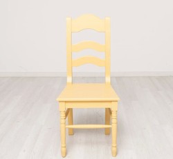 Casa Padrino Stuhl im Landhausstil Senf, 44 x 44 x 102 cm Casa Padrino Stuhl im Landhausstil Senf, 44 x 44 x 102 cm
