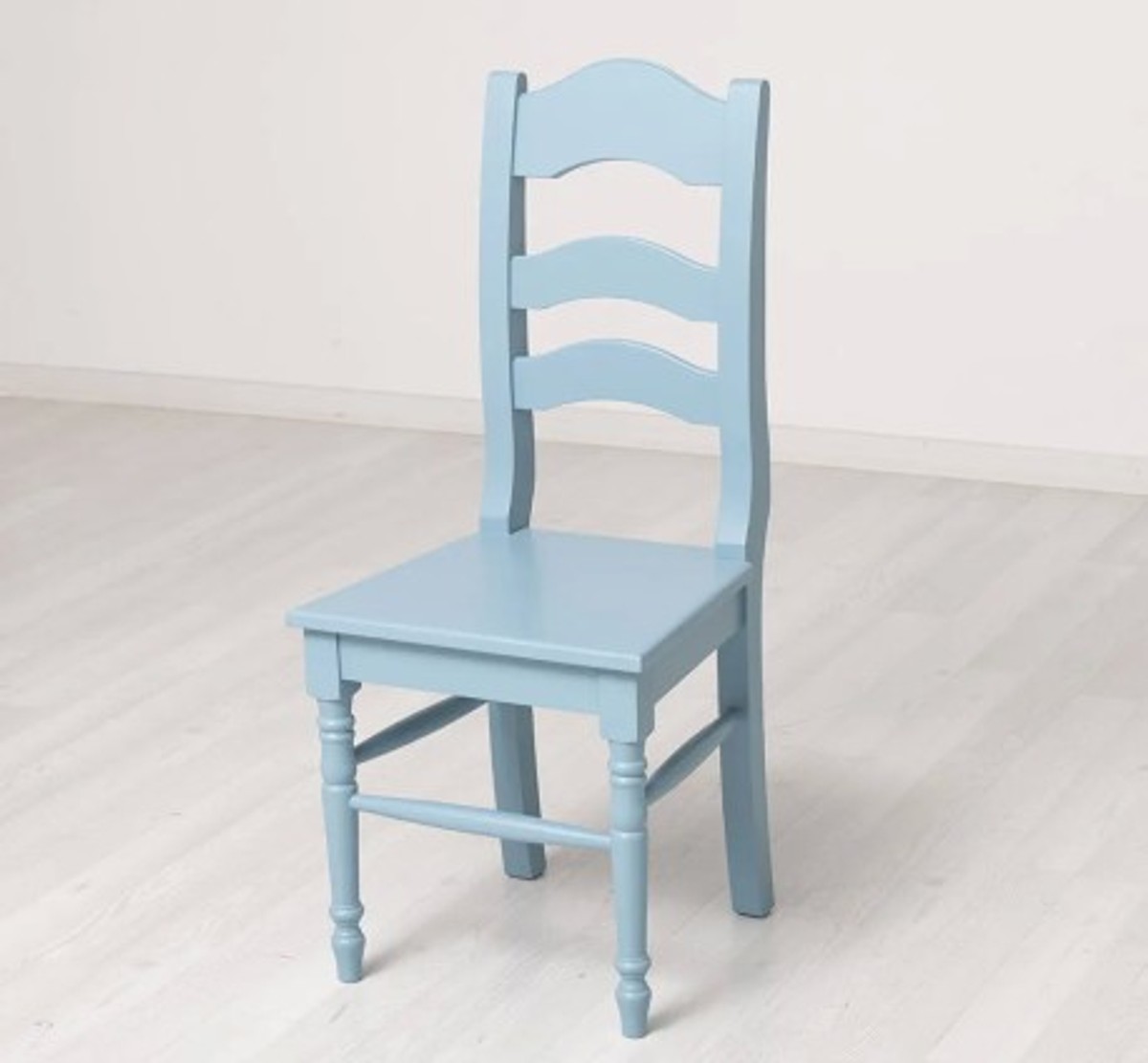 Casa Padrino Chair Country Style Sky Blue, 44 x 44 x 102 cm Casa Padrino Chair Country Style Sky Blue, 44 x 44 x 102 cm