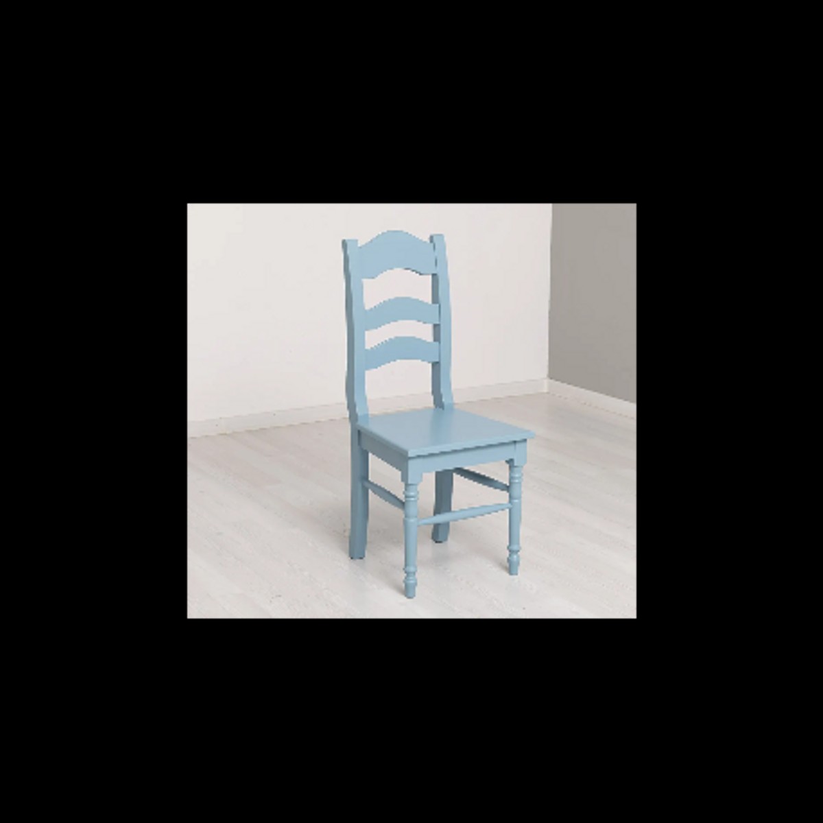 Casa Padrino Chair Country Style Sky Blue, 44 x 44 x 102 cm Casa Padrino Chair Country Style Sky Blue, 44 x 44 x 102 cm