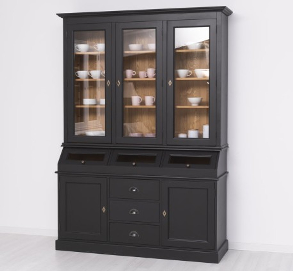 Casa Padrino Credenza stile country con 2 ante e 3 cassetti, 164 x 50 x 226 cm Casa Padrino Credenza stile country con 2 ante e 3 cassetti, 164 x 50 x 226 cm