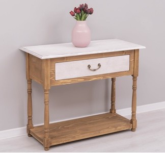 Casa Padrino Konsole im Landhausstil mit 1 Schublade, 96 x 45 x 76 cm
