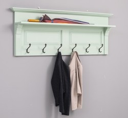 Casa Padrino Garderobe im Landhausstil, 148 x 19 x 56 cm Casa Padrino Garderobe im Landhausstil, 148 x 19 x 56 cm