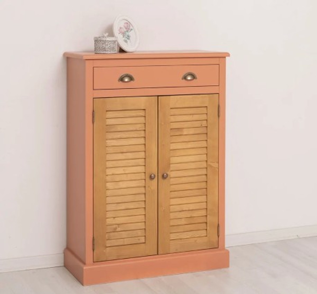 Casa Padrino Cómoda estilo rústico con 2 puertas y 1 cajón, 85 x 37 x 120 cm Casa Padrino Cómoda estilo rústico con 2 puertas y 1 cajón, 85 x 37 x 120 cm