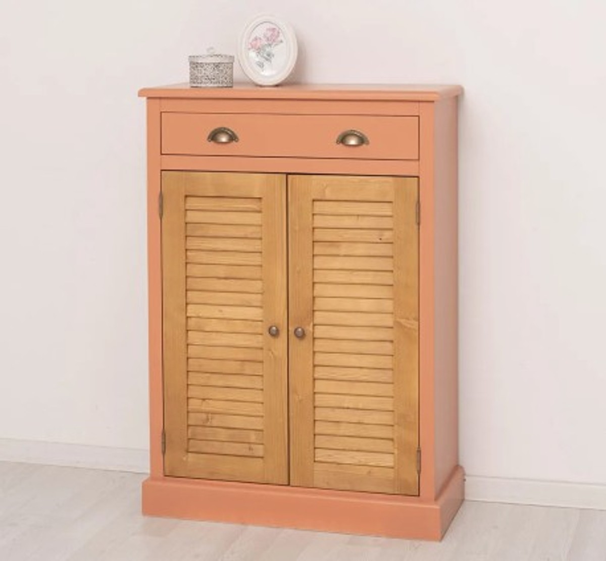Casa Padrino Cómoda estilo rústico con 2 puertas y 1 cajón, 85 x 37 x 120 cm Casa Padrino Cómoda estilo rústico con 2 puertas y 1 cajón, 85 x 37 x 120 cm