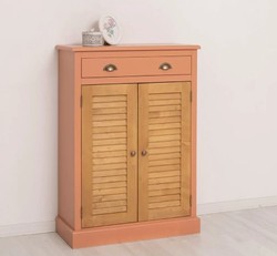 Casa Padrino Cómoda estilo rústico con 2 puertas y 1 cajón, 85 x 37 x 120 cm Casa Padrino Cómoda estilo rústico con 2 puertas y 1 cajón, 85 x 37 x 120 cm